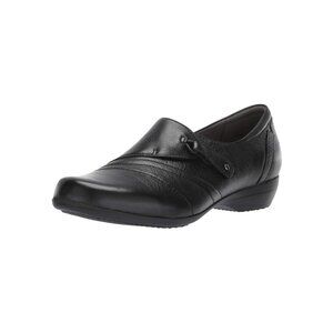 Dansko Franny Slip On Leather Shoes Womens 7.5-8 Black